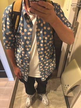 「アイテム（ネックレス）」を使った、うままさん（メンズ・172cm・50代）の夏コーディネート