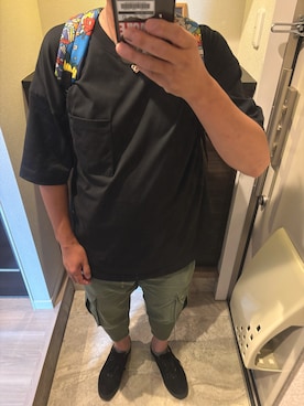 「アイテム（バッグ）」を使った、うままさん（メンズ・172cm・50代）の秋コーディネート