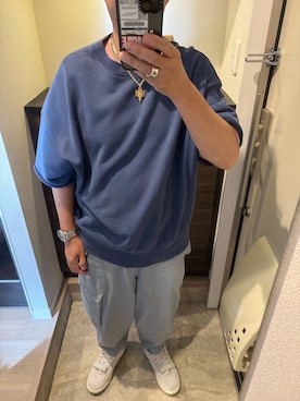 「アイテム（トップス）」を使った、うままさん（メンズ・172cm・50代）の夏コーディネート