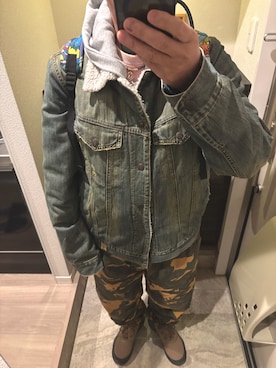 「CUNE（キューン）のアイテム」を使った、うままさん（メンズ・172cm）の冬コーディネート