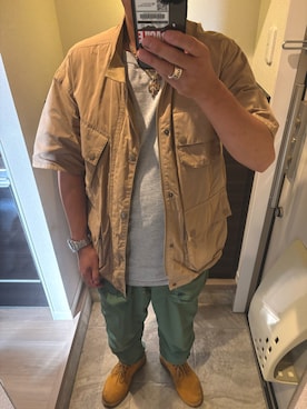 「アイテム（ネックレス）」を使った、うままさん（メンズ・172cm・50代）の夏コーディネート