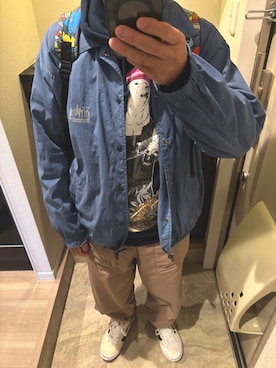 「アイテム（シューズ）」を使った、うままさん（メンズ・172cm・50代）の秋コーディネート