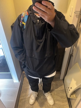 「go slow caravan（ゴースローキャラバン）のアイテム」を使った、うままさん（メンズ・172cm）の春コーディネート