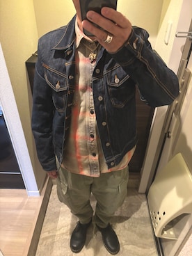 「BILL WALL LEATHER（ビルウォールレザー）のアイテム」を使った、うままさん（メンズ・172cm）の春コーディネート