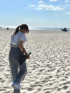 「海」｜「アイテム（PC・スマホグッズ/家電）」を使った、すい.さん（レディース・159cm）の秋コーディネート