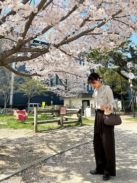 「SLOBE IENA」｜aiさん（レディース・167cm）の春コーディネート