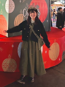 「Handmade（ハンドメイド）のアイテム」を使った、かねっちゃんさん（レディース・153cm）の冬コーディネート