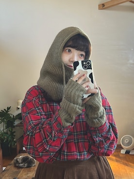 「Panamaboy（パナマボーイ）のアイテム」を使った、かねっちゃんさん（レディース・153cm）の冬コーディネート