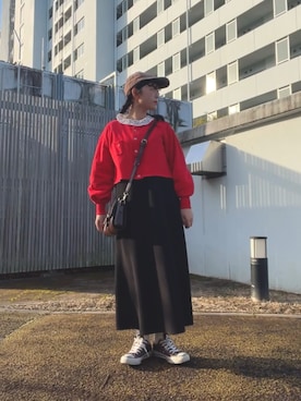 かねっちゃんさん（レディース・153cm）の冬コーディネート