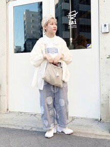 アトリエドゥサボン　気まぐれドットワイドパンツ 1628262254_215.jpg