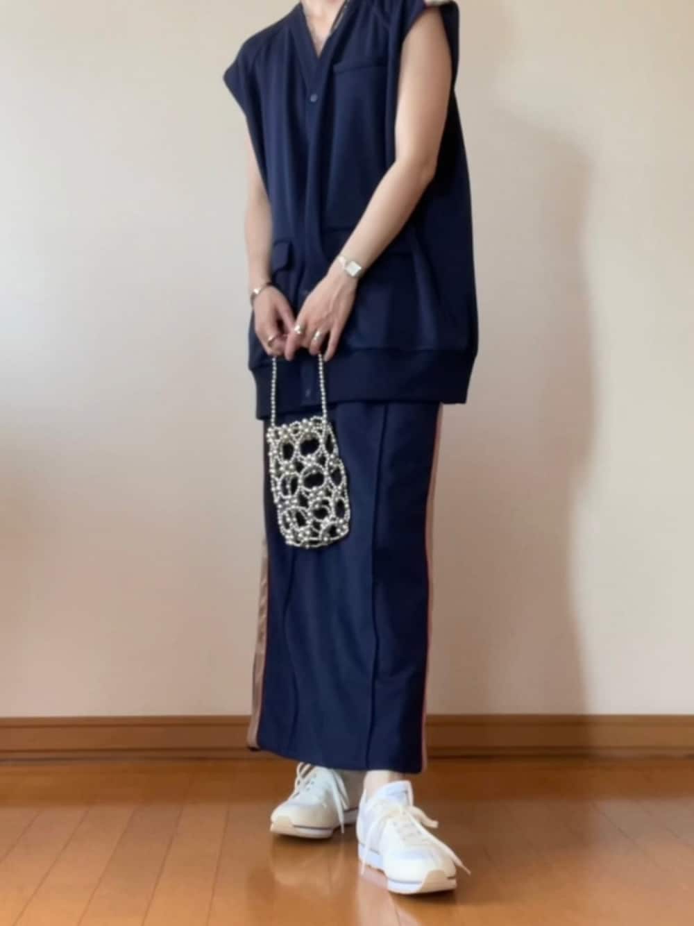 Ameri（アメリ）の「JERSEY TRACKSUIT VEST（ベスト）」 - WEAR