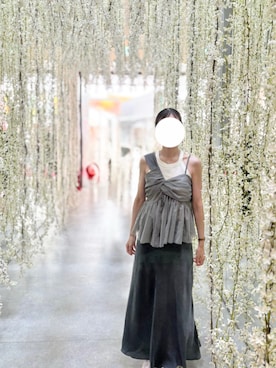 「UNITED ARROWS（ユナイテッドアローズ）のアイテム（スカート）」を使った、ネムネムさん（レディース・158cm）の秋コーディネート