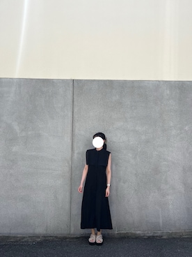 「STUDIOUS（ステュディオス）のアイテム（ワンピース/ドレス）」を使った、ネムネムさん（レディース・158cm）の夏コーディネート