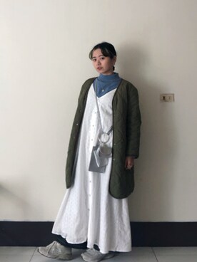 「NANO universe（ナノユニバース）のアイテム（その他アウター）」を使った、wanさん（レディース・157cm）の冬コーディネート