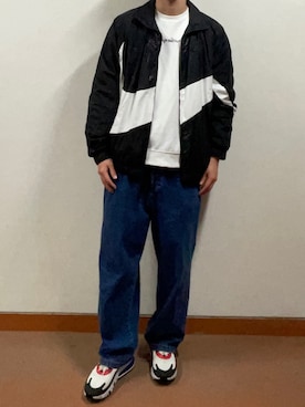 「NIKE（ナイキ）のアイテム（ブルゾン）」を使った、マサさん（メンズ・180cm）の春コーディネート