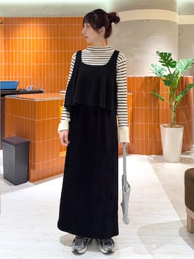 「アイテム（ニット/セーター）」を使った、niuさん（レディース・161cm）の秋コーディネート