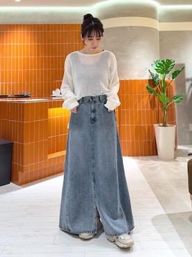 「PUAL CE CIN（ピュアルセシン）のアイテム」を使った、niuさん（レディース・161cm）の春コーディネート