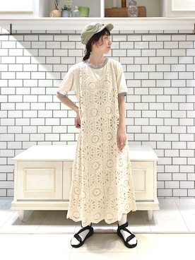 niuさん（レディース・161cm）の夏コーディネート
