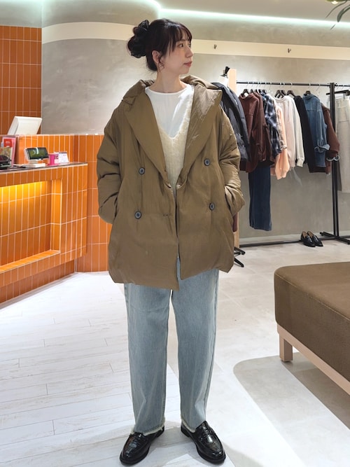 リサイクルダウンテーラードコート