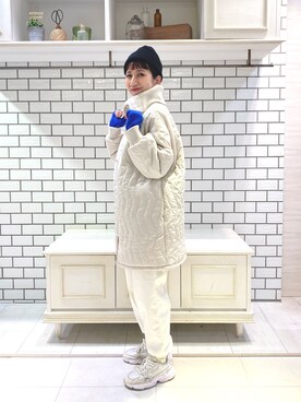 「PUAL CE CIN（ピュアルセシン）のアイテム（ブルゾン）」を使った、niuさん（レディース・161cm）の秋コーディネート