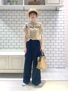 niuさん（レディース・161cm）の春コーディネート