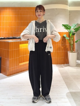 「PUAL CE CIN（ピュアルセシン）のアイテム」を使った、niuさん（レディース・161cm）の夏コーディネート