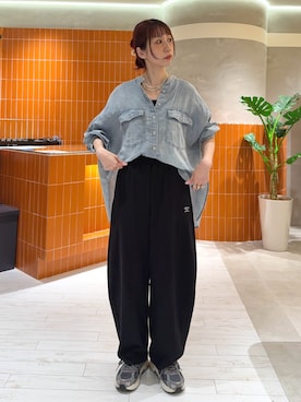 「PUAL CE CIN（ピュアルセシン）のアイテム」を使った、niuさん（レディース・161cm）の夏コーディネート