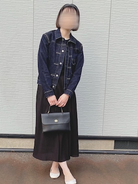 「LENO（リノ）のアイテム（ジャケット/アウター）」を使った、あやかさん（レディース・165cm）の秋コーディネート