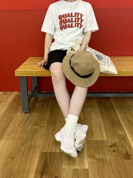 「ORCIVAL（オーシバル）のアイテム」を使った、あやかさん（レディース・165cm）の夏コーディネート