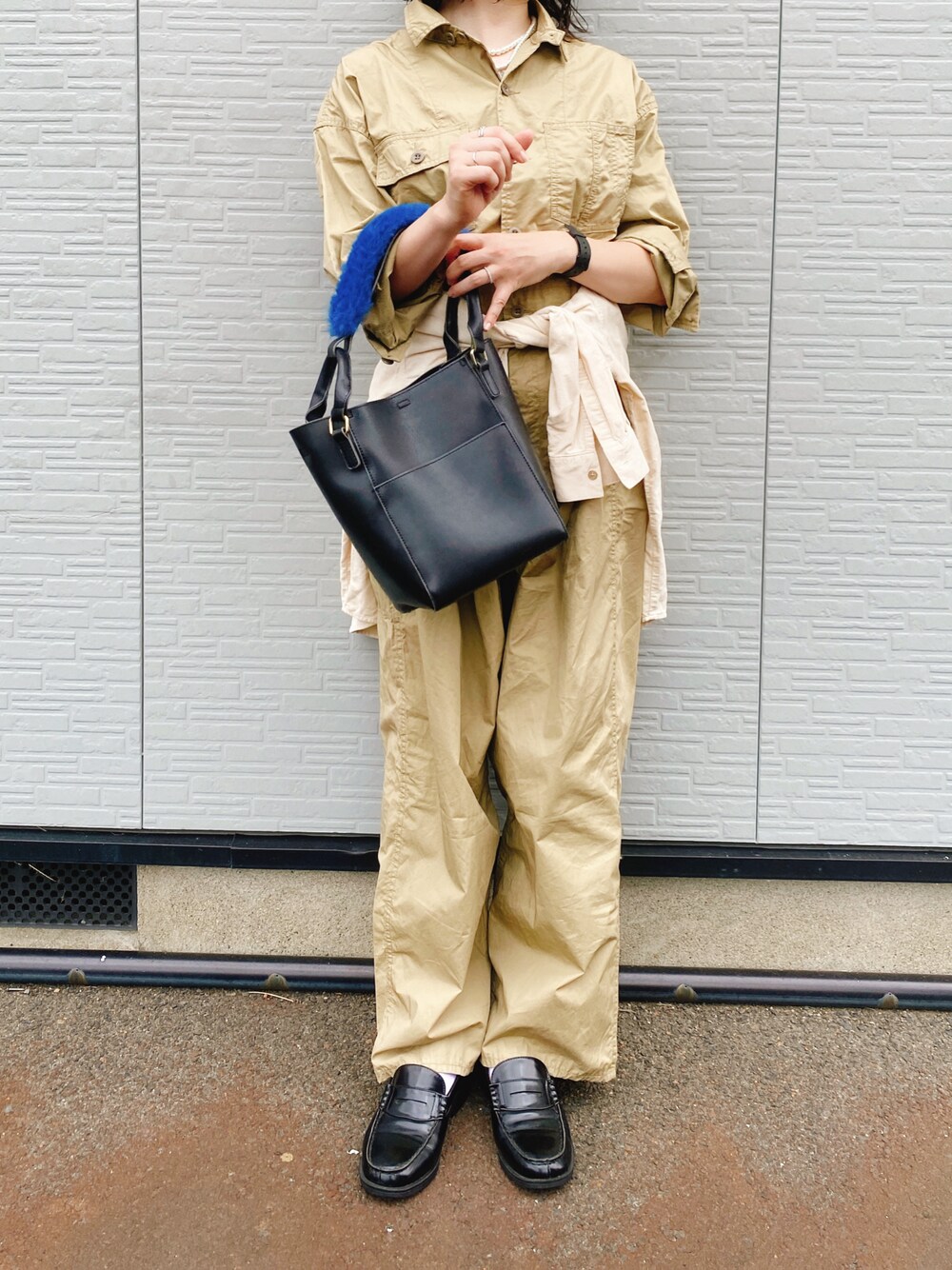 BEAMS BOY ビッグワークオールインワン　ベージュ　F つなぎ 渋く！可愛く♡オールインワンを着よう♪｜ビームス ボーイ 原宿