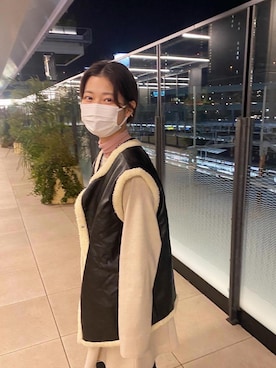 あおきりほさん(レディース・161cm)の冬コーディネート