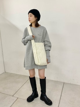 あおきりほさん(レディース・161cm)の冬コーディネート