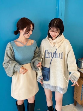 あおきりほさん（レディース・161cm）の秋コーディネート