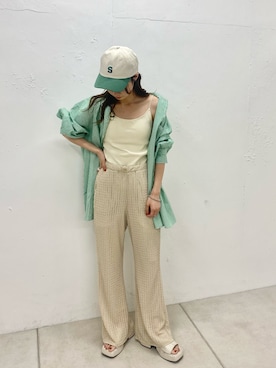 あおきりほさん（レディース・161cm）の春コーディネート