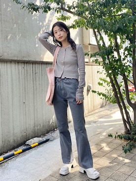 あおきりほさん（レディース・161cm）の春コーディネート