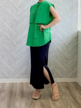 「ancloset」｜h100skaさん（レディース・152cm）の夏コーディネート