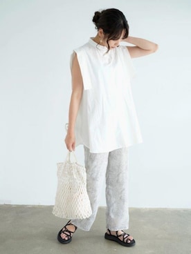 「ancloset」｜h100skaさん（レディース・163cm）の夏コーディネート