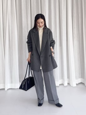 「アイテム（その他アウター）」を使った、山口（yamaguchi）さん（骨格ストレート・レディース・156cm）の秋コーディネート