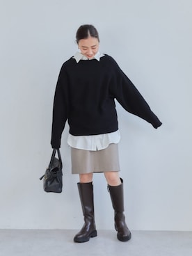 山口(yamaguchi)さん(レディース・156cm)の秋コーディネート