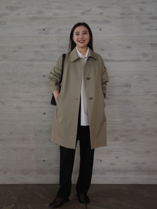 【MARW UNITED ARROWS】ステンカラーコート サイズ38 かんだま MARW UNITED ARROWS（マルゥ ユナイテッドアローズ） ステンカラー