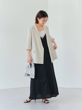 「HELOYSE（エロイーズ）のアイテム」を使った、山口（yamaguchi）さん（レディース・156cm）の春コーディネート