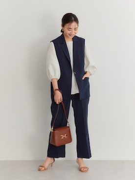 山口（yamaguchi）さん（レディース・156cm）の春コーディネート