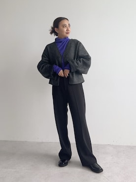 山口（yamaguchi）さん（レディース・156cm）の秋コーディネート