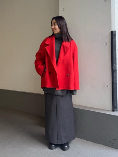 MARW UNITED ARROWS＞トロピカル ロング タイトスカート