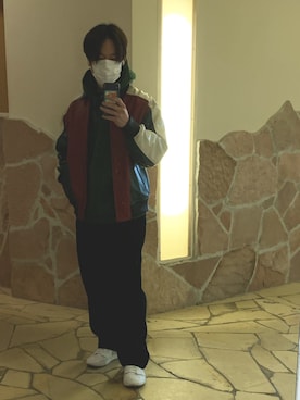 「FTC（エフティーシー）のアイテム（パンツ）」を使った、doraemonsterさん（メンズ・168cm）の冬コーディネート
