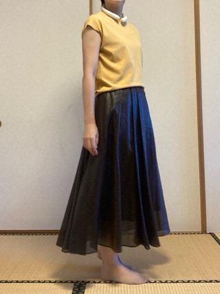 23区（ニジュウサンク）の「【洗える】グロッシーボイル タック