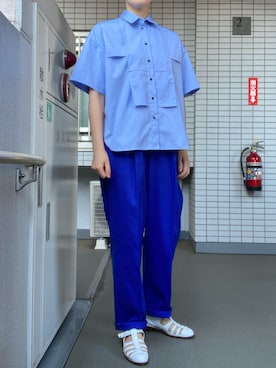 「ENFOLD（エンフォルド）のアイテム」を使った、ゆりぃさん（レディース・168cm）の夏コーディネート