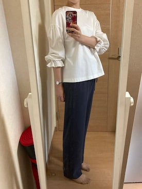 「theory luxe（セオリーリュクス）のアイテム」を使った、ゆりぃさん（レディース・168cm）の夏コーディネート