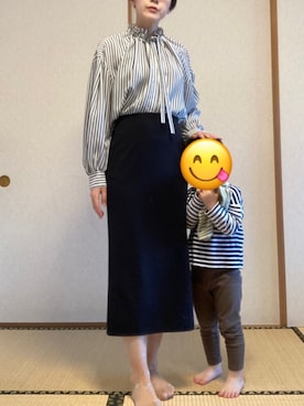 「martinique（マルティニーク）のアイテム」を使った、ゆりぃさん（レディース・168cm）の春コーディネート