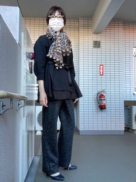 「CITRUS（シトラス）のアイテム」を使った、ゆりぃさん（レディース・168cm）の冬コーディネート